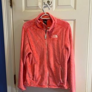This is a Coral North Face Jacket